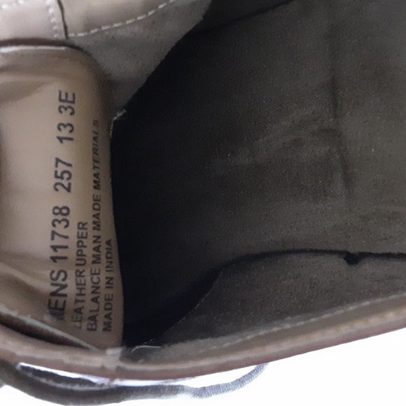 Florsheim oxford leather Mens 13 lace up dress shoe brown Lace-up style